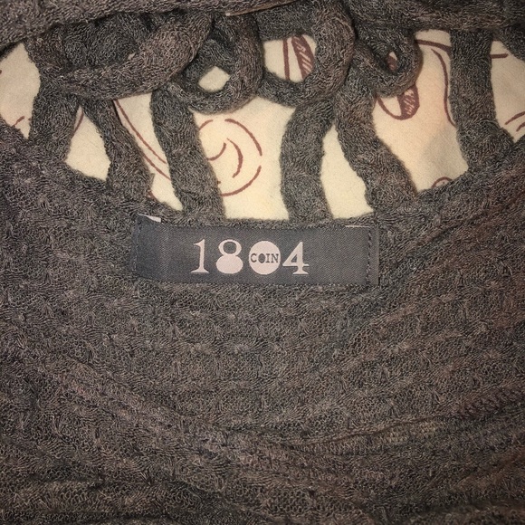 Grey sheer cotton tank top - Picture 3 of 5